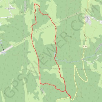 Col de Richemond - Crêt de Beauregard GPS track, route, trail