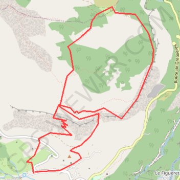 Forteresse troglodithe GPS track, route, trail