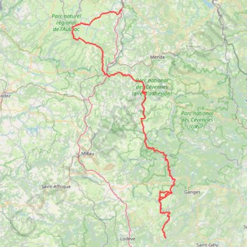 Saint Guilhem 1_unified GPS track, route, trail