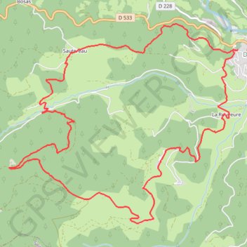 La Terrasse GPS track, route, trail