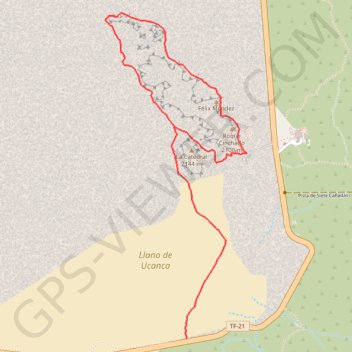 Ten_76_Roques de Garcia - Ucanca GPS track, route, trail