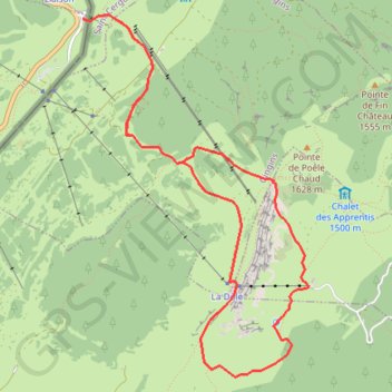 La Dôle GPS track, route, trail