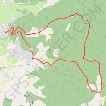 La Croix de Siméon GPS track, route, trail