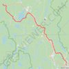 Mont-Tremblant - Lac Nominingue - Lac Saguay GPS track, route, trail