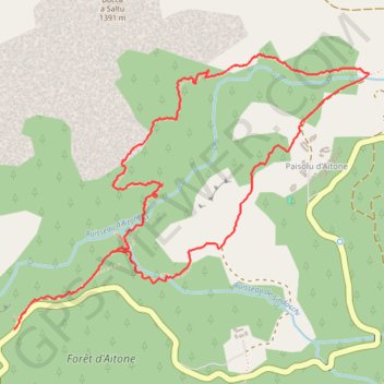 Forêt d'Aïtone - Evisa GPS track, route, trail