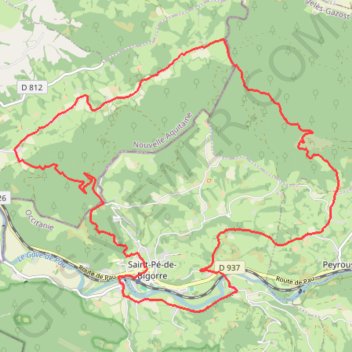 [Itinéraire] Circuit n°3 - Lourdes - Du bois vers la Mouscle GPS track, route, trail