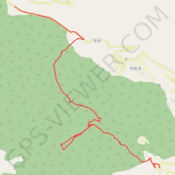 Yunnan - Vers Haba Snow Mountain GPS track, route, trail