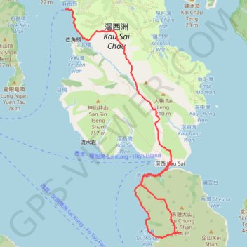大往灣坑 泥鯭埔坑 GPS track, route, trail