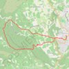 Malaucène - Le tour du Clairier GPS track, route, trail