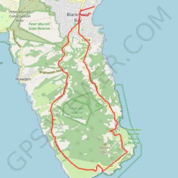 Tinderbox Circuit GPS track, route, trail