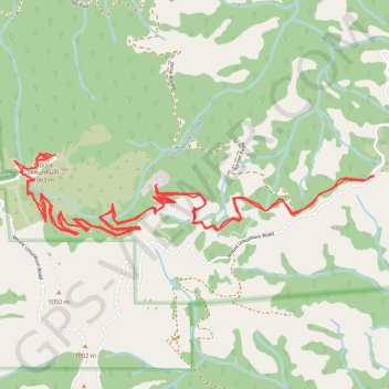 Mount Umunhum GPS track, route, trail