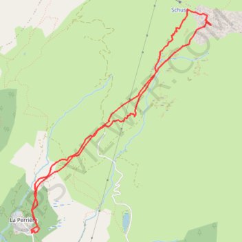 Roche cornue GPS track, route, trail