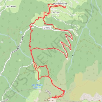 Rochepourrie GPS track, route, trail
