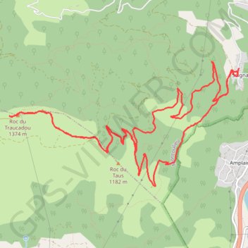 Roc de Traucadou GPS track, route, trail