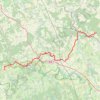 Sentier Fontenay - Vézelay GPS track, route, trail