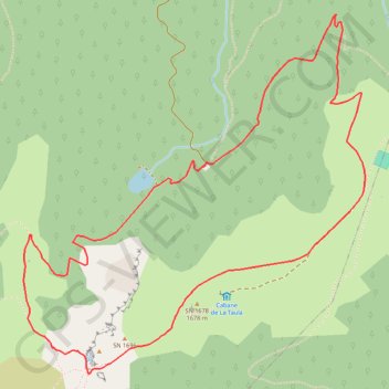Étang de Moulzoune GPS track, route, trail
