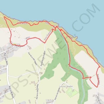 Entre Pordic et Binic GPS track, route, trail