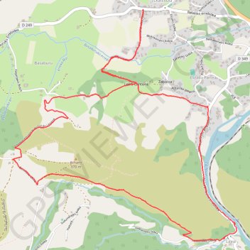 Le circuit d'Itxassou GPS track, route, trail