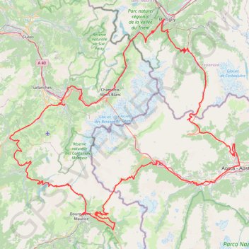 Saint-Gervais-les-Bains ⇄ Variney GPS track, route, trail