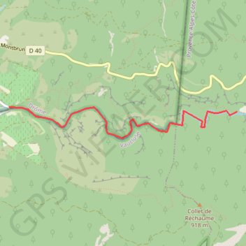 BAronnies - Toulourenc portion amont GPS track, route, trail