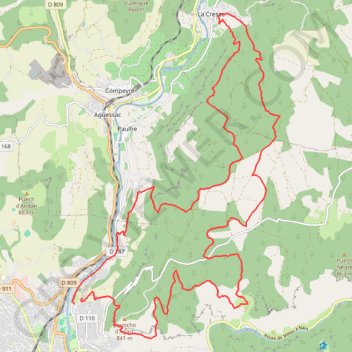 Marathon des Causses (Les Templiers) GPS track, route, trail