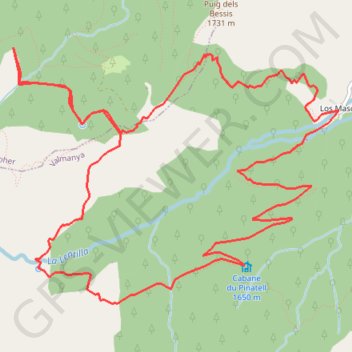 Montée canigou GPS track, route, trail