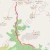 Haute Corse - variante GR20 - Forêt domaniale Albertacce après Calasima - Bergerie de Ballone - Refuge de Tighiettu - Bocca Minuta - Sud du Cirque de la Solitude GPS track, route, trail