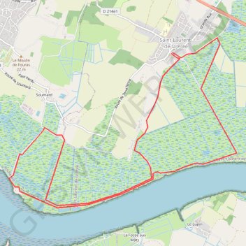 Parcours des Cabanes GPS track, route, trail