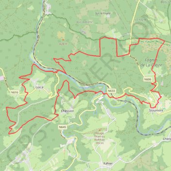 Stoumont_30Km_Extra_trail GPS track, route, trail