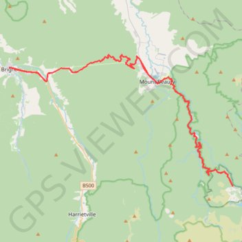 Bright - Falls Creek GPS track, route, trail