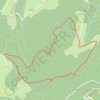 Une boucle dans le Pilat : Salvaris - Péalussin GPS track, route, trail