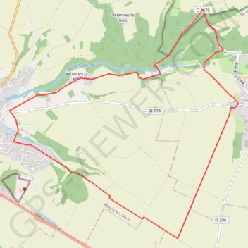 Arthieul - Magny-en-Vexin GPS track, route, trail