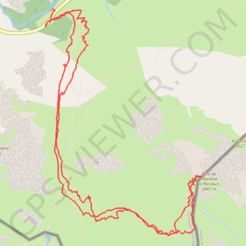 Pic de Peyrelue GPS track, route, trail