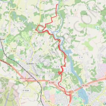 Le Scorff - Lorient GPS track, route, trail