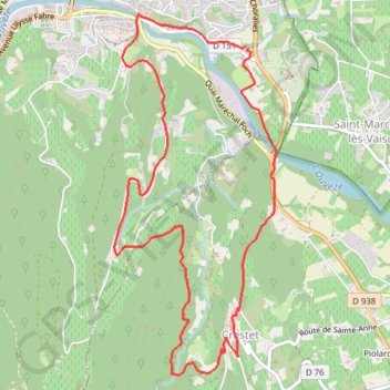Circuit des Fontaines GPS track, route, trail