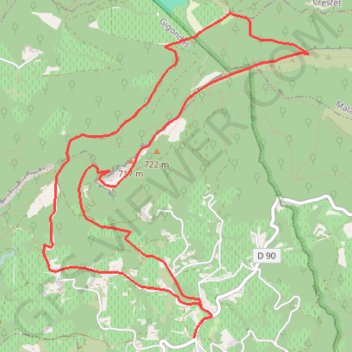 Le Saint Amand GPS track, route, trail