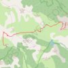 De Vignols au Mont Gravières GPS track, route, trail