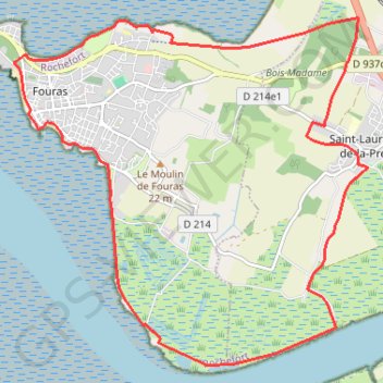 Parcours de la Presqu'ile GPS track, route, trail