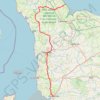 Voie 2ème DB : St-Martin-de-Varreville - Avranches GPS track, route, trail