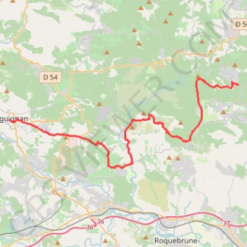 NM21-DraguignanstpaulV3 GPS track, route, trail