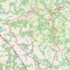 Hontanx,Arthez, domaine d'Ognoas GPS track, route, trail