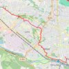 Pau - Lescar liaison Compostelle GPS track, route, trail