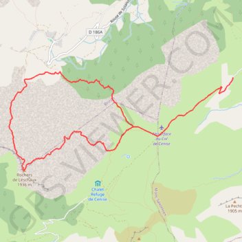 Les Rochers de Leschaux - Mont Saxonex GPS track, route, trail