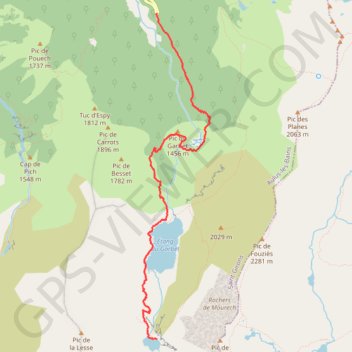 Étang du Carbet / Étang Bleu GPS track, route, trail