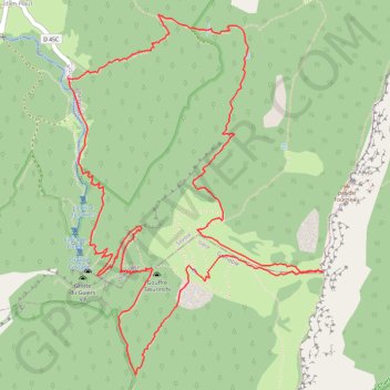 La crête du Grand Manti par le Pas de la Mort GPS track, route, trail