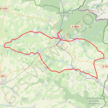 Entre l'Oise et le Thon GPS track, route, trail