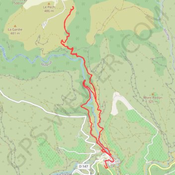 RANDO MINERVE GPS track, route, trail