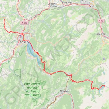 1 Sallenôves-Cormet de Roselend GPS track, route, trail