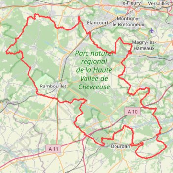 100 miles Chevreuse Road-16146390 GPS track, route, trail