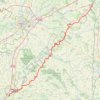 GR655 De Lusignan (Vienne) à Mazeray (Charente-Maritime) GPS track, route, trail